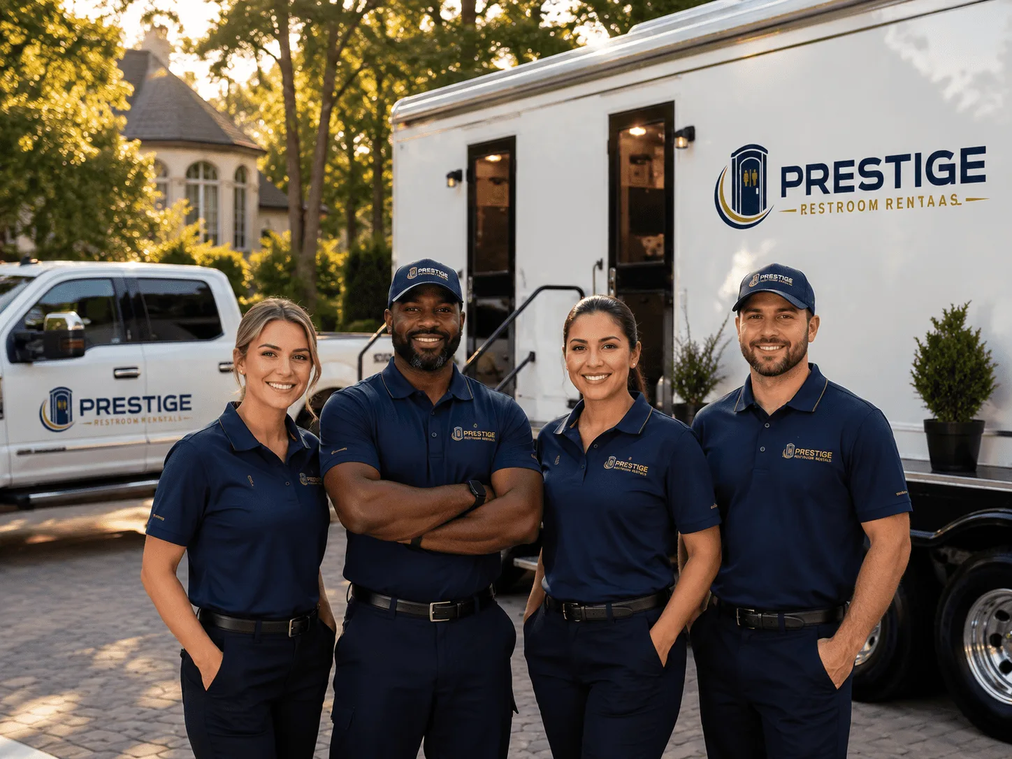 Trusted Luxury Portable Restrooms company in Otisco, IN
